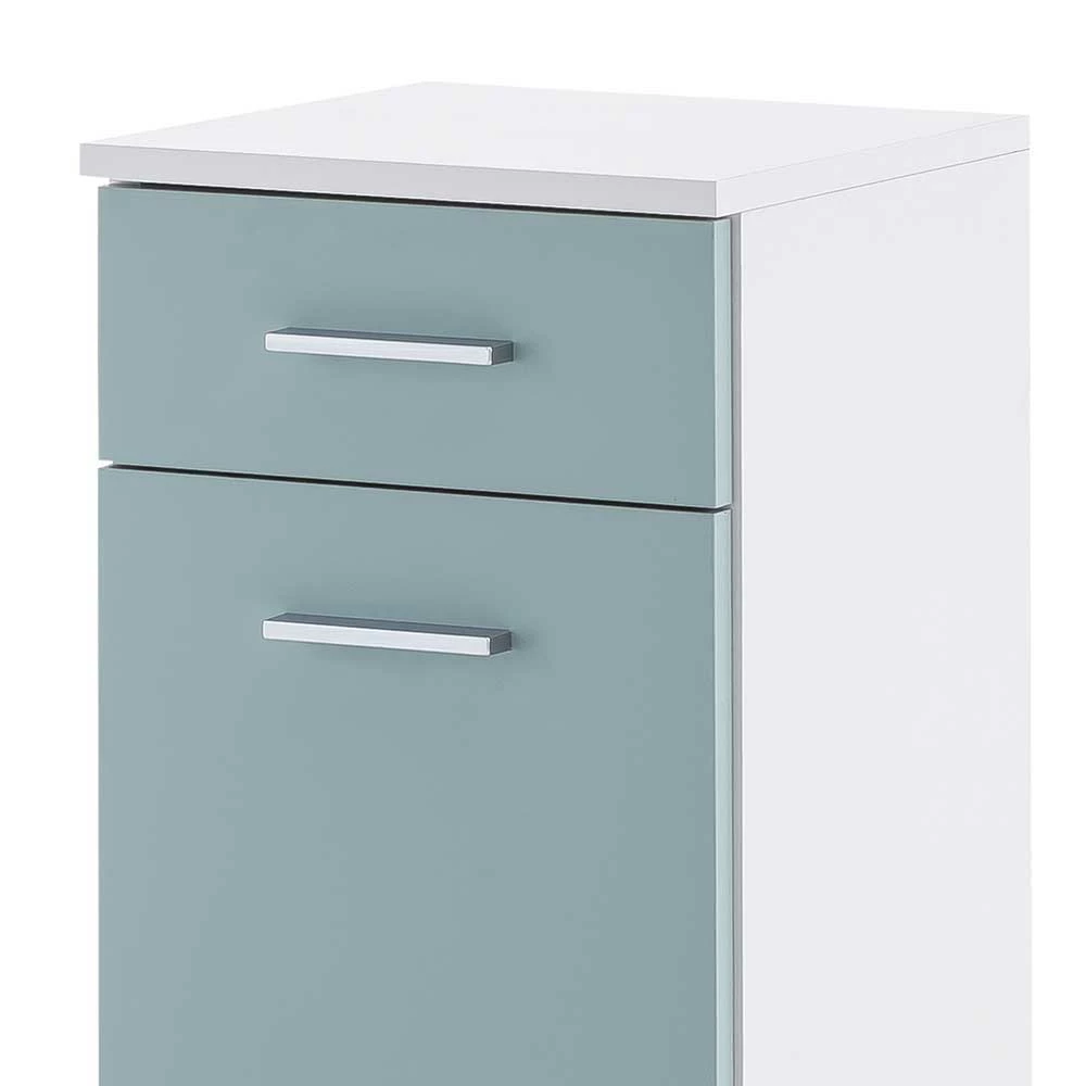 1-türiger Bad Unterschrank In Hellblau - Nondro – Bild 5