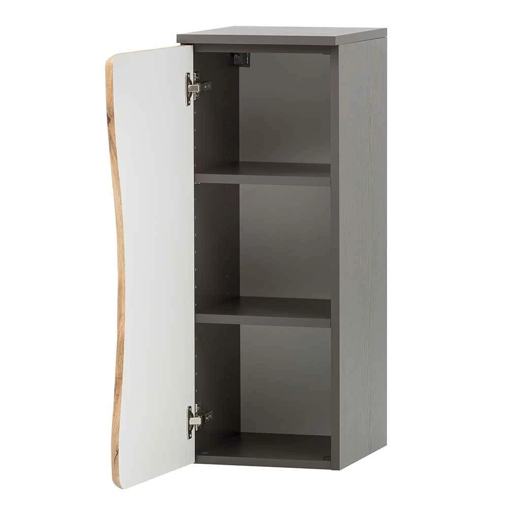 1-türiger Badschrank Mit Naturkante Dekor - Tofias – Bild 4