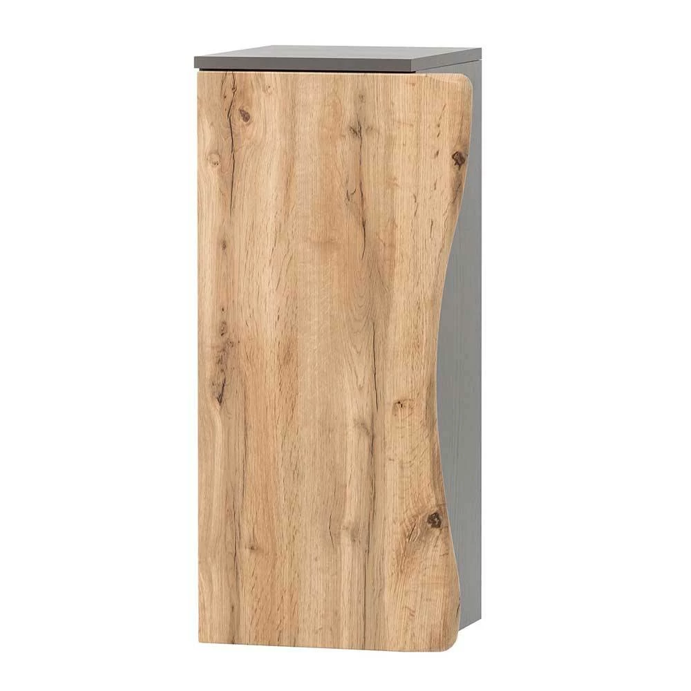 1-türiger Badschrank Mit Naturkante Dekor - Tofias – Bild 2