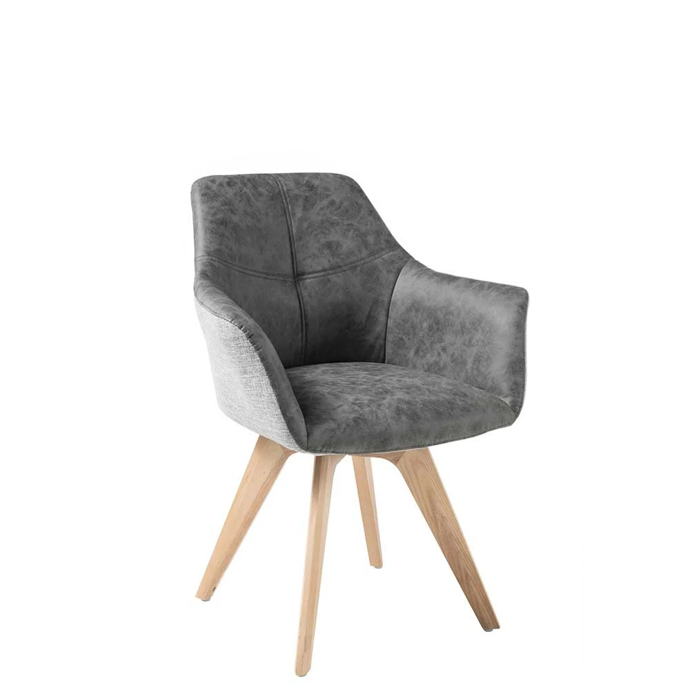 180x90 Cm Esstisch & Tischsessel - Khawala (siebenteilig) – Bild 4