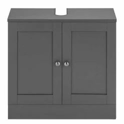 2-türige Unterbeckenkommode In Grau - Zenca