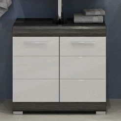 2-türiger Waschbeckenunterschrank 60x56x34 Cm - Nancys