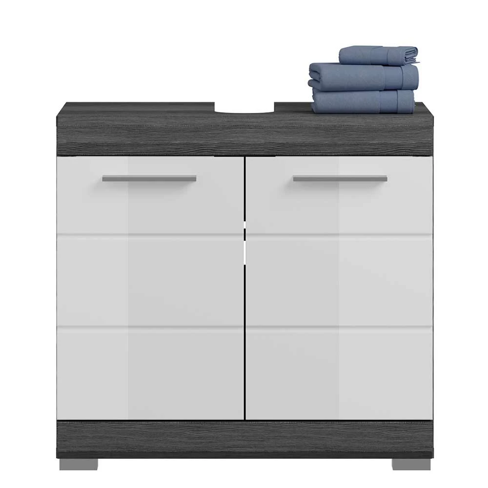 2-türiger Waschbeckenunterschrank 60x56x34 Cm - Nancys – Bild 3