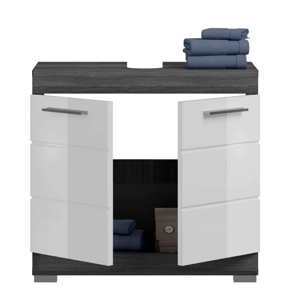 2-türiger Waschbeckenunterschrank 60x56x34 Cm - Nancys – Bild 4