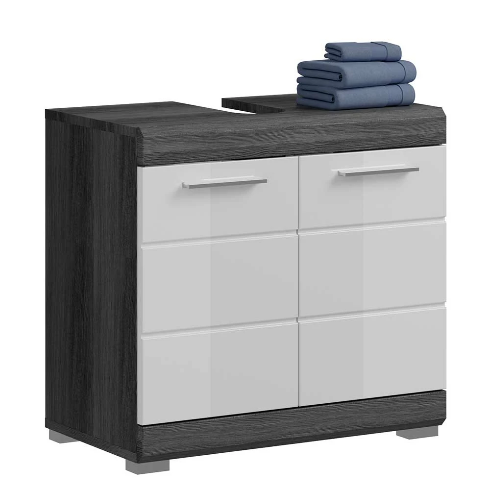 2-türiger Waschbeckenunterschrank 60x56x34 Cm - Nancys – Bild 2