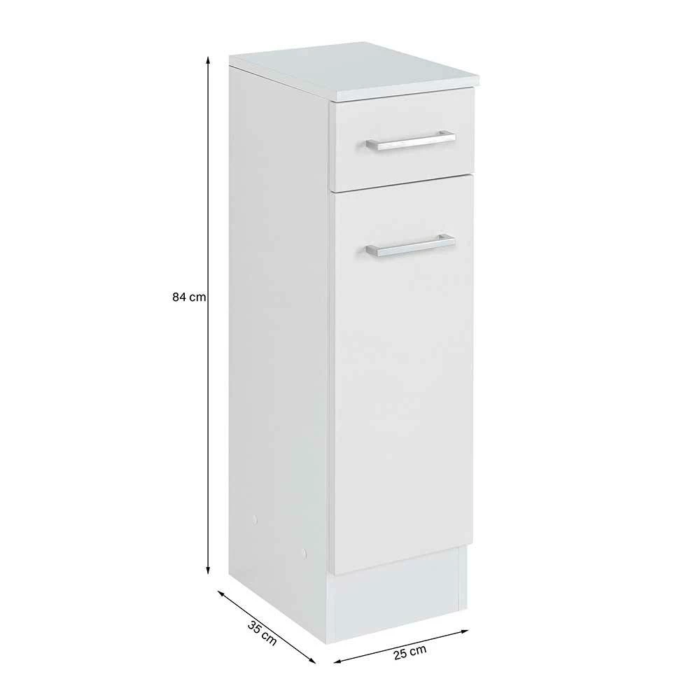 25x84x35 Bad Stand-Unterschrank In Grau & Weiß - Girios – Bild 6