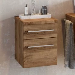 30x41 Cm Badschrank In Holz Dekor - Userina II