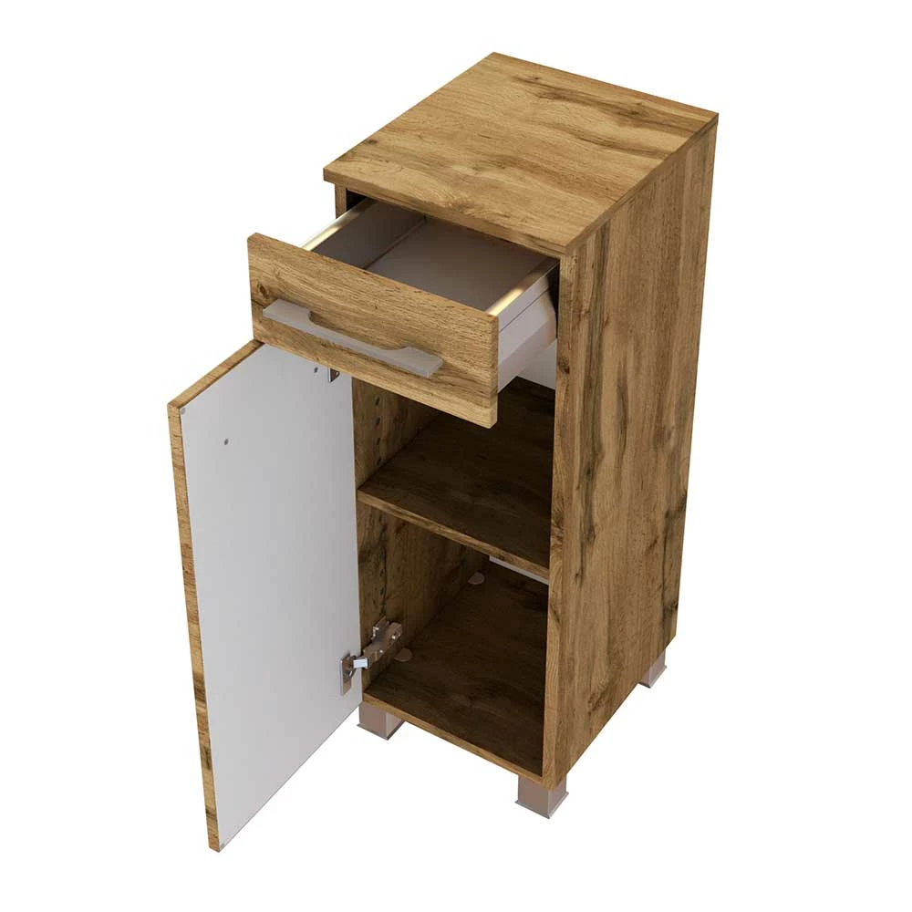 30x79x35 Bad-Unterschrank Mit Einer Schublade - Lemnas – Bild 3