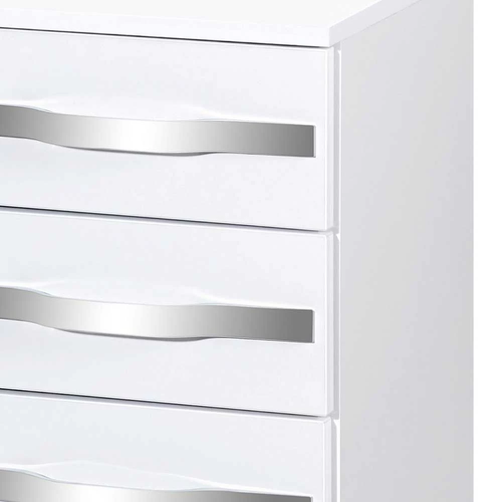 30x88x33 Cm Bad Hochkommode Mit 2 Schubladen & Tür - Liyuva – Bild 3