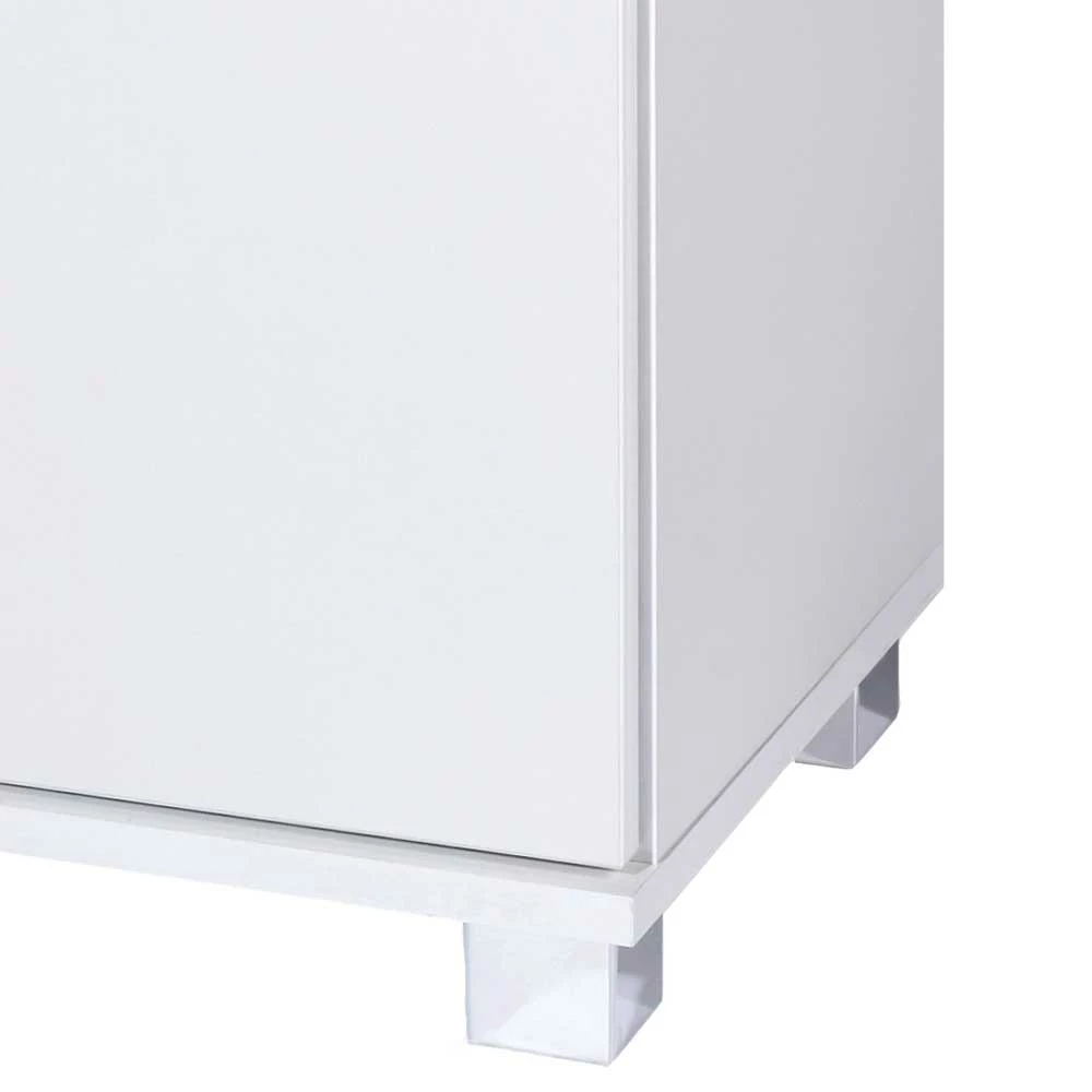 30x88x33 Cm Bad Hochkommode Mit 2 Schubladen & Tür - Liyuva – Bild 4