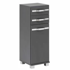 30x89x33 Badschrank In Anthrazit - Ostiena