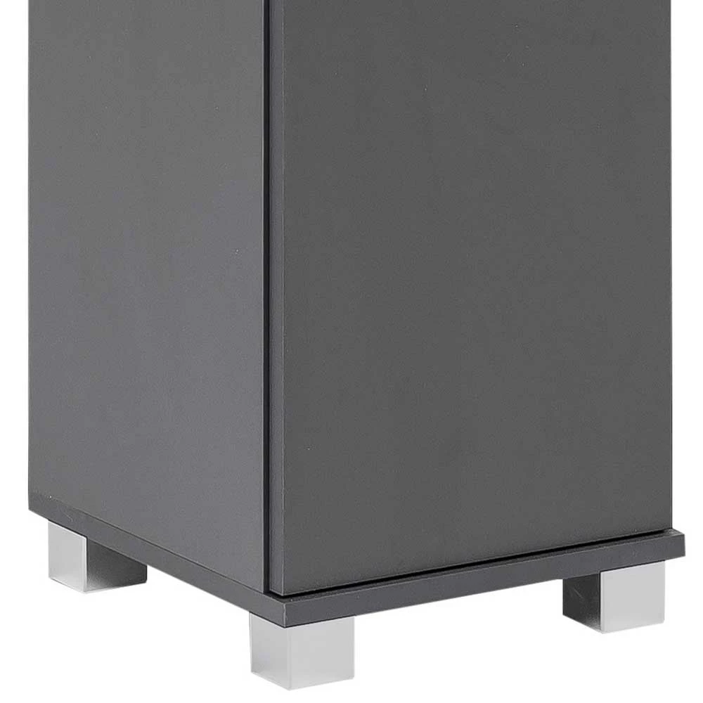 30x89x33 Badschrank In Anthrazit - Ostiena – Bild 4