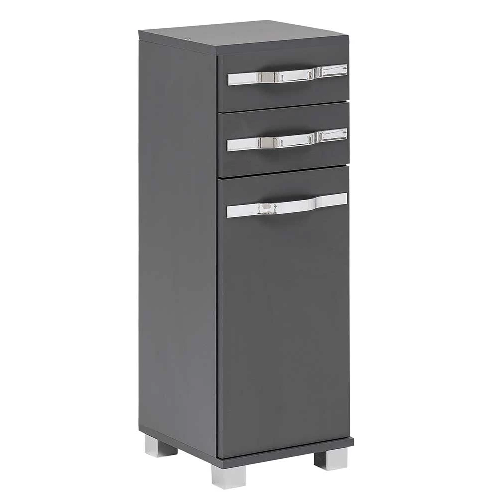 30x89x33 Badschrank In Anthrazit - Ostiena – Bild 2