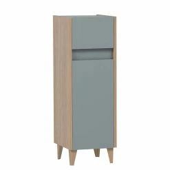 30x90x33 Skandi Bad Unterschrank In Hellblau - Settas