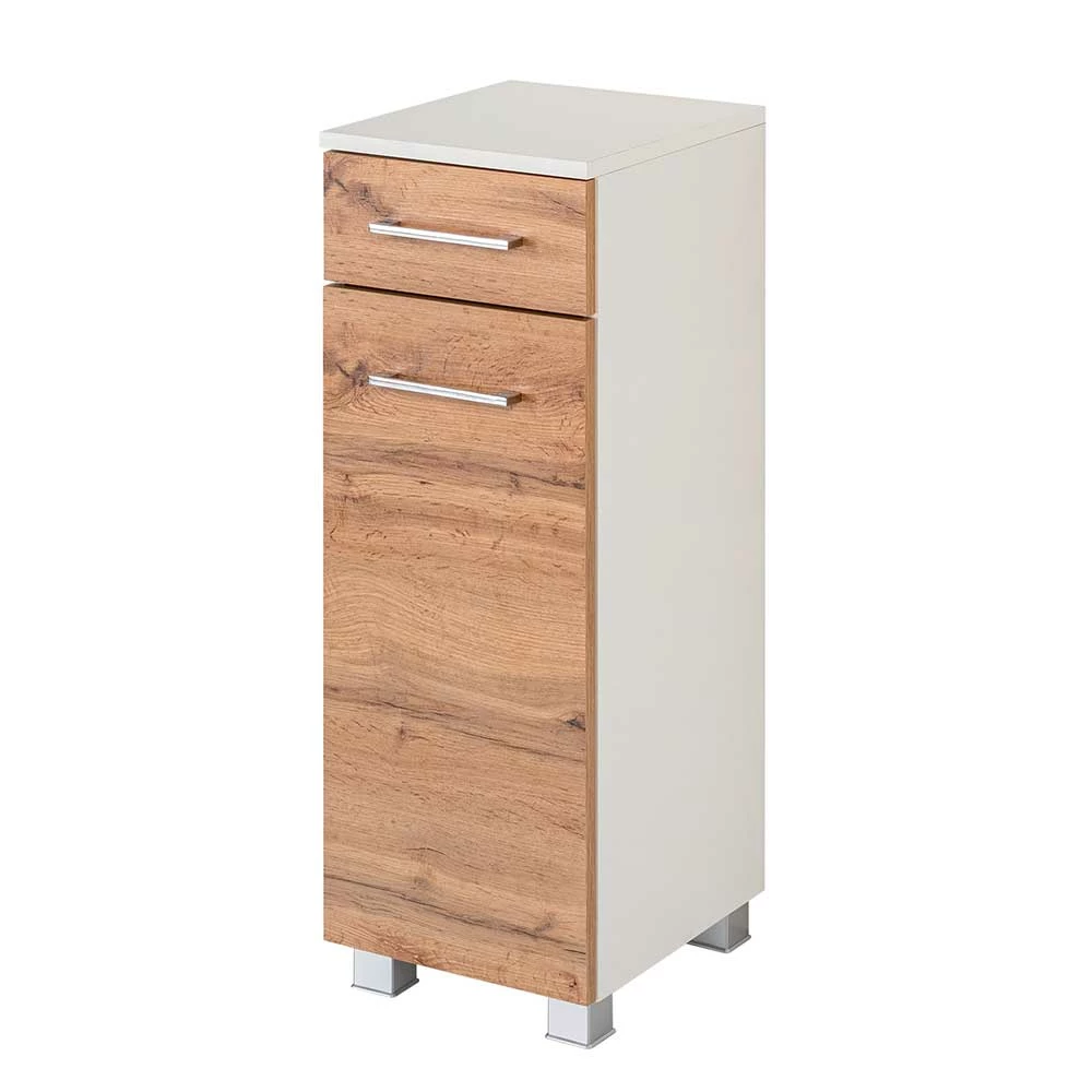 30x97x35 Badschrank Mit Schublade & Tür - Tonra – Bild 2