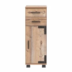 31x89x33 Badschrank In Fichte Grau Touchwood - Dadros