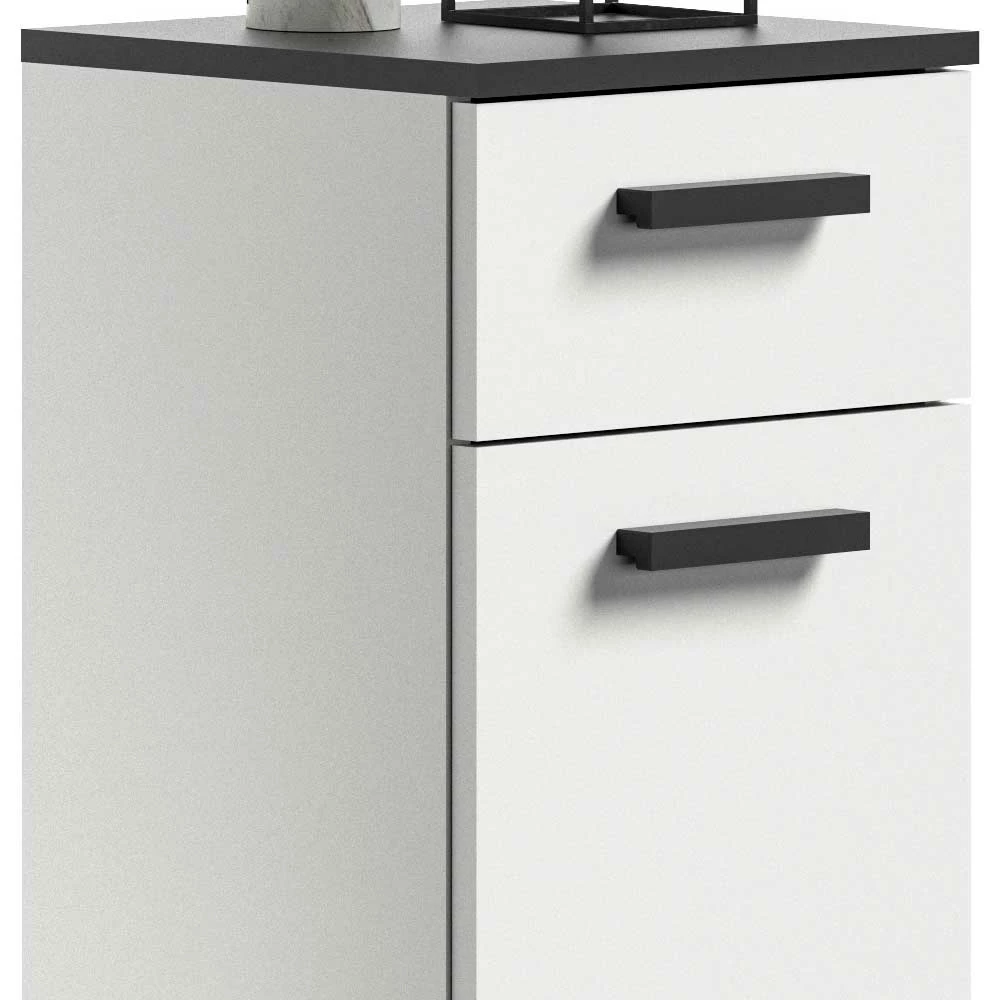 34x87x31 Badschrank Mit Tür & Schublade - Jannick – Bild 5