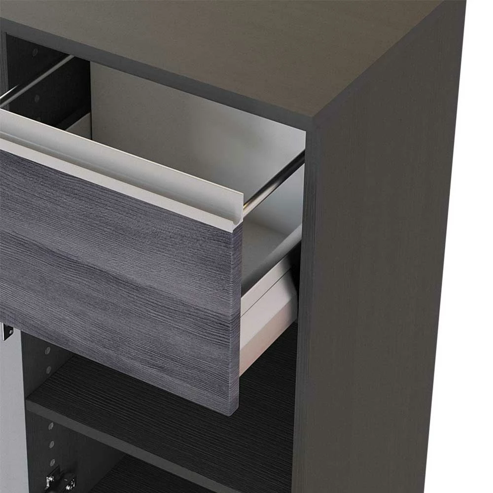 40x84x35 Bad Unterschrank Für Stand- & Wandmontage - Nitusa – Bild 6