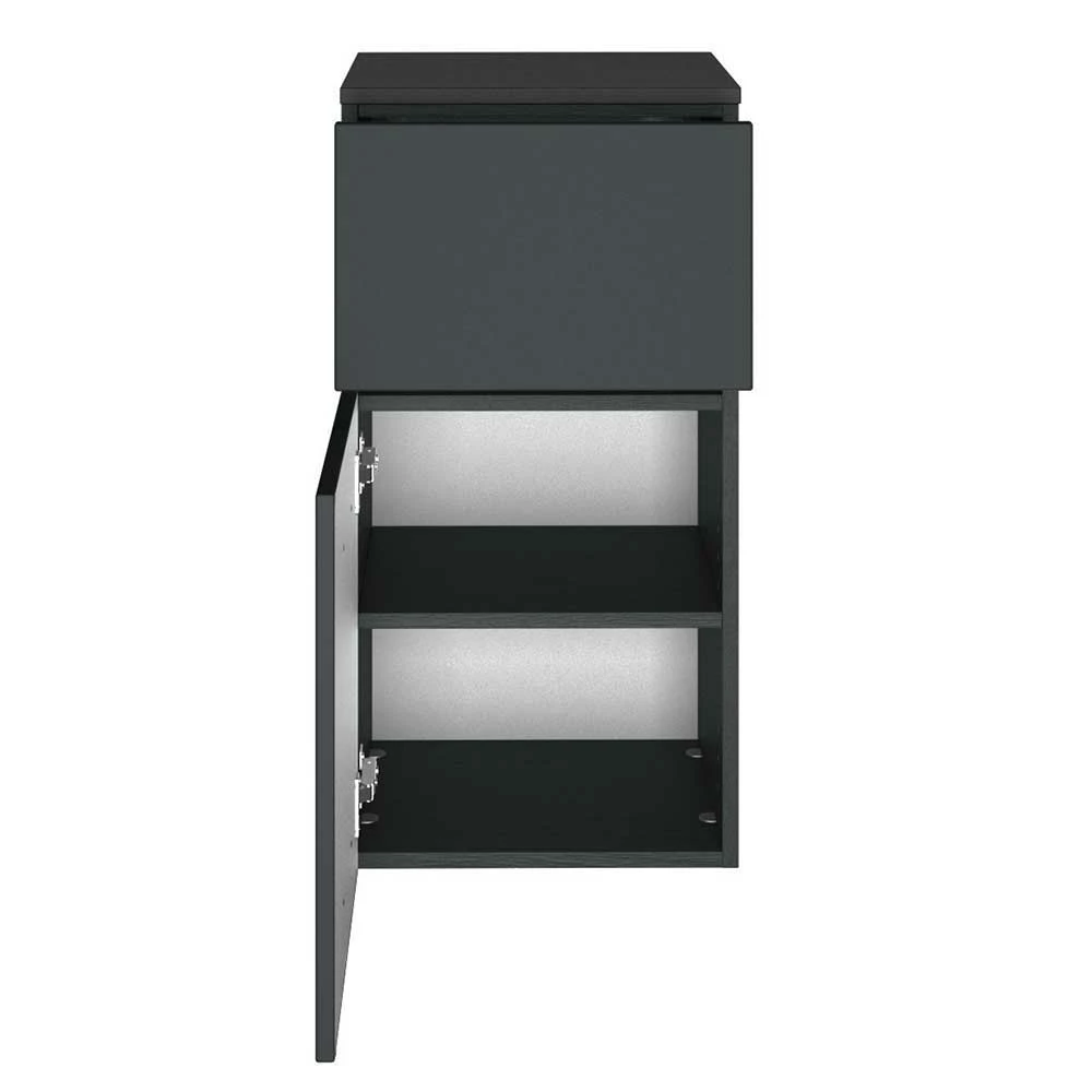 40x84x35 Badschrank In Dunkelgrau - Cathyl I – Bild 4