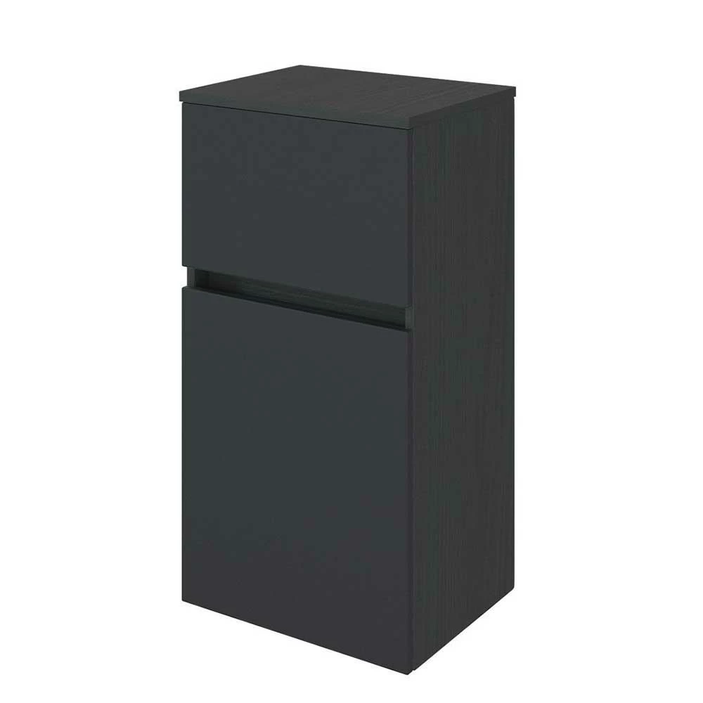 40x84x35 Badschrank In Dunkelgrau - Cathyl I – Bild 2