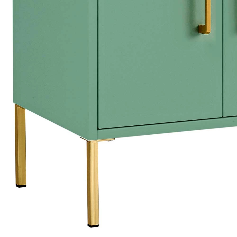 50x89x36 Waschtisch In Mintgrün & Gold - Aparcian – Bild 4