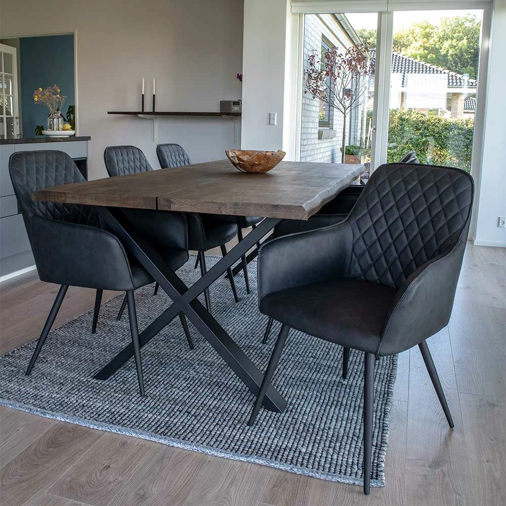 6 Personen Essplatz Mit Designtisch - Zenya (siebenteilig) – Bild 2