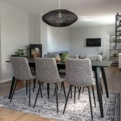 Ausziehtisch Essgruppe Für 6 Personen - Vigadru (siebenteilig)