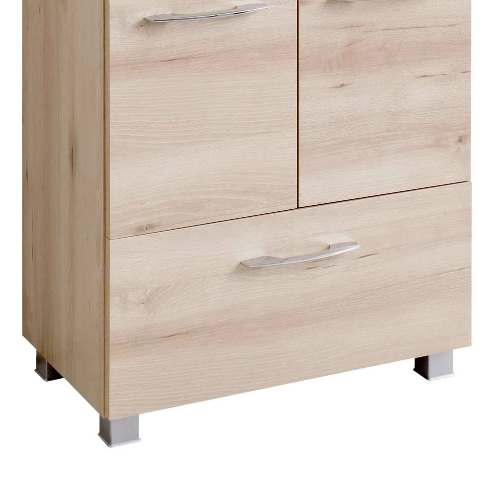 Bad Beistellkommode Im Buche Dekor - Mabeca – Bild 5