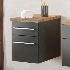 Bad Hänge-Unterschrank In Grau - Estregos