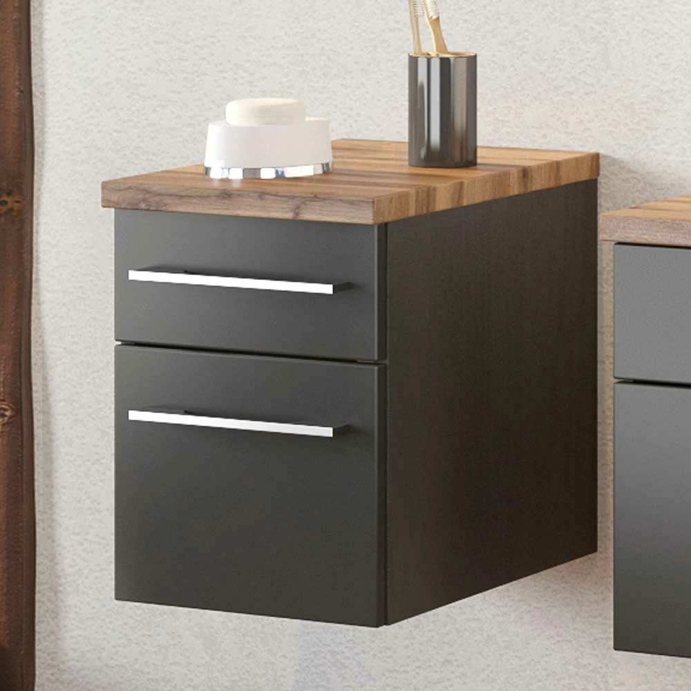 Bad Hänge-Unterschrank In Grau - Estregos