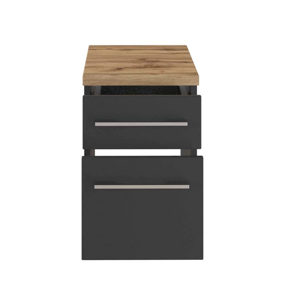 Bad Hänge-Unterschrank In Grau - Estregos – Bild 3