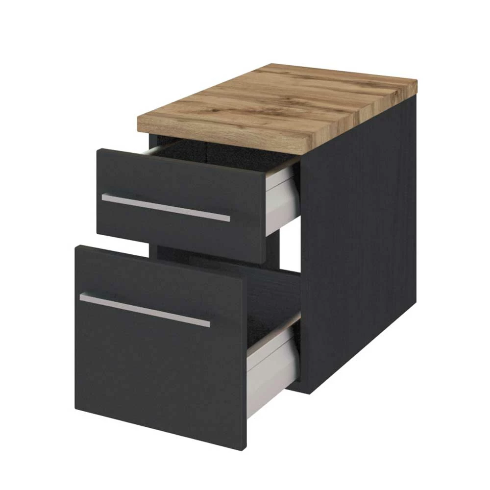 Bad Hänge-Unterschrank In Grau - Estregos – Bild 4