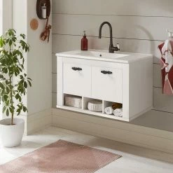 Bad Hänge-Waschtisch Im Country Style - Doules