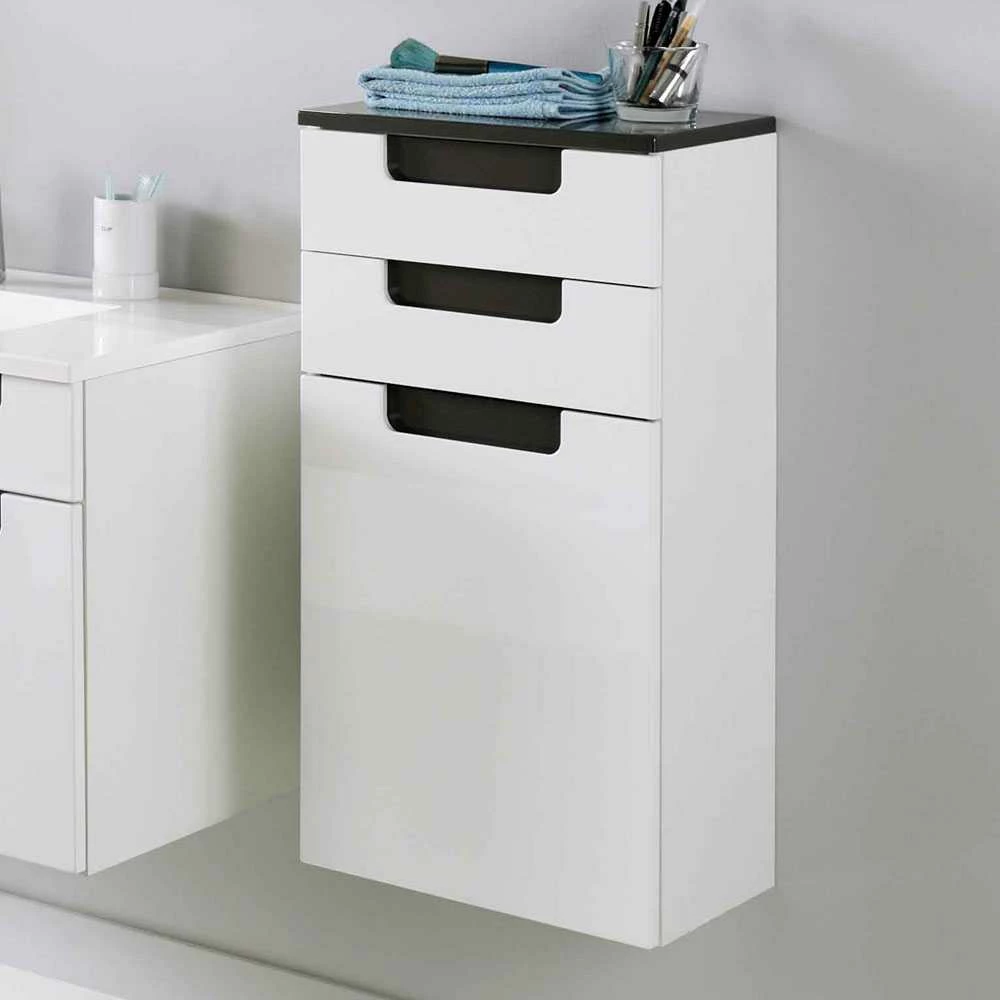 Bad Seitenschrank Tymos In Weiß