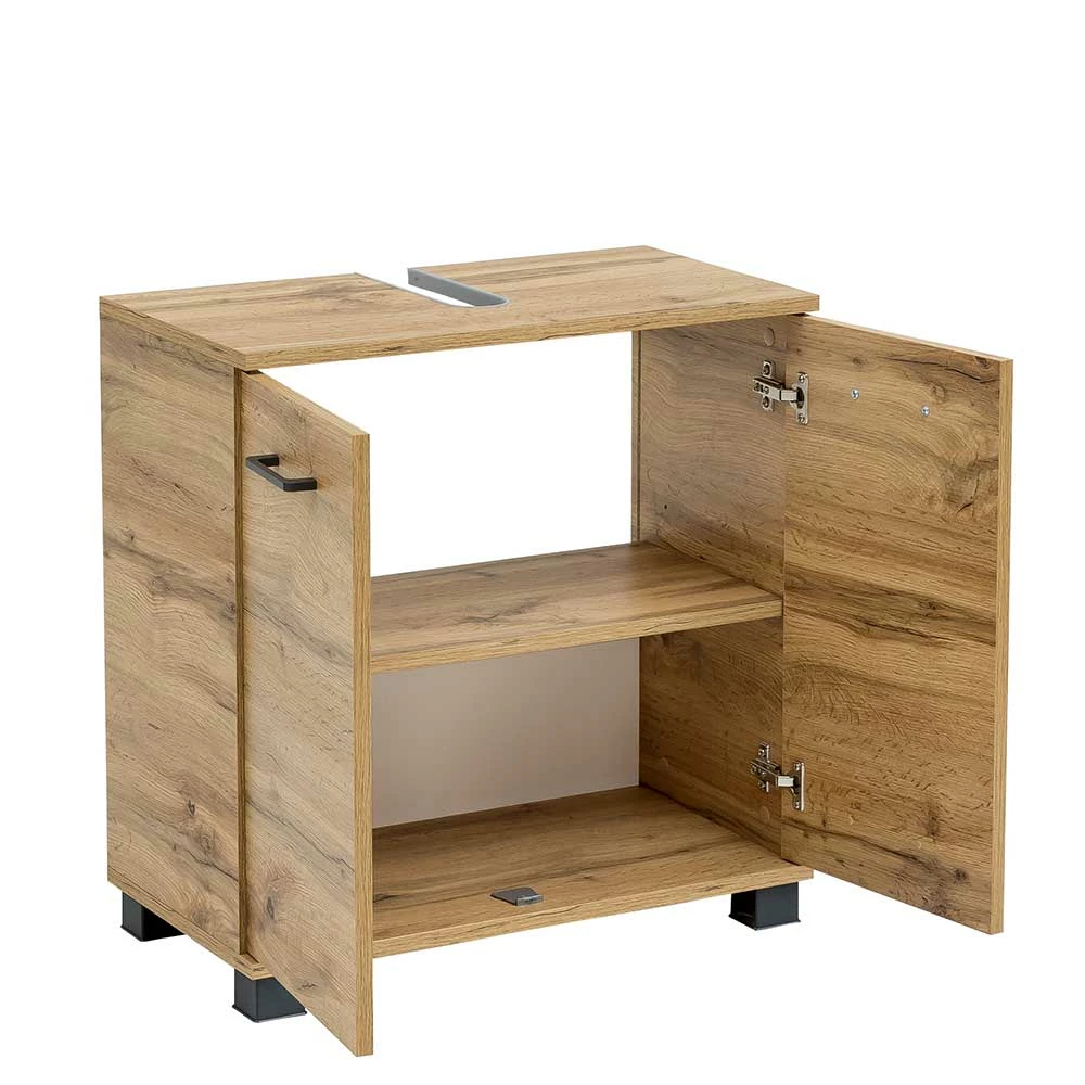 Bad Unterschrank Fürs Waschbecken 60 Cm Breit - Jessmi – Bild 4