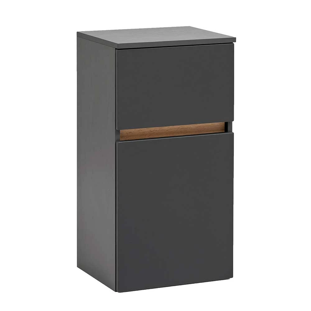 Bad Unterschrank In Grau Mit Wildeiche - Agiruan – Bild 6