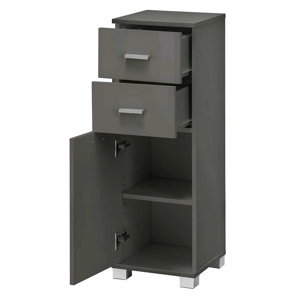 Bad Unterschrank Mit Zwei Schubladen & Tür - Ulivia – Bild 3