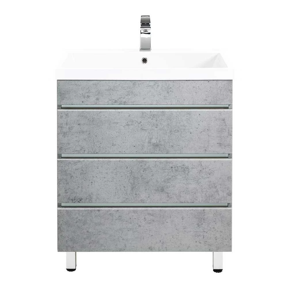 Bad Waschtisch In Beton Optik - Glasper – Bild 4