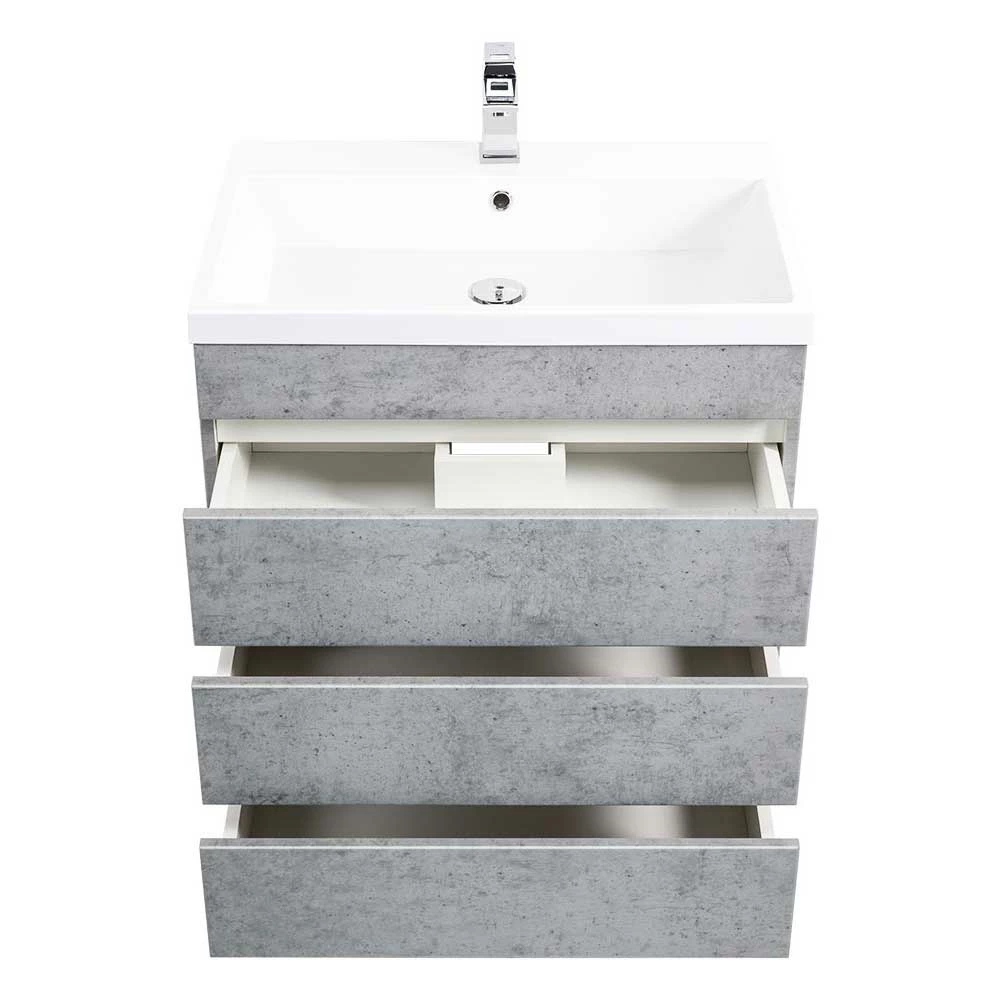 Bad Waschtisch In Beton Optik - Glasper – Bild 6