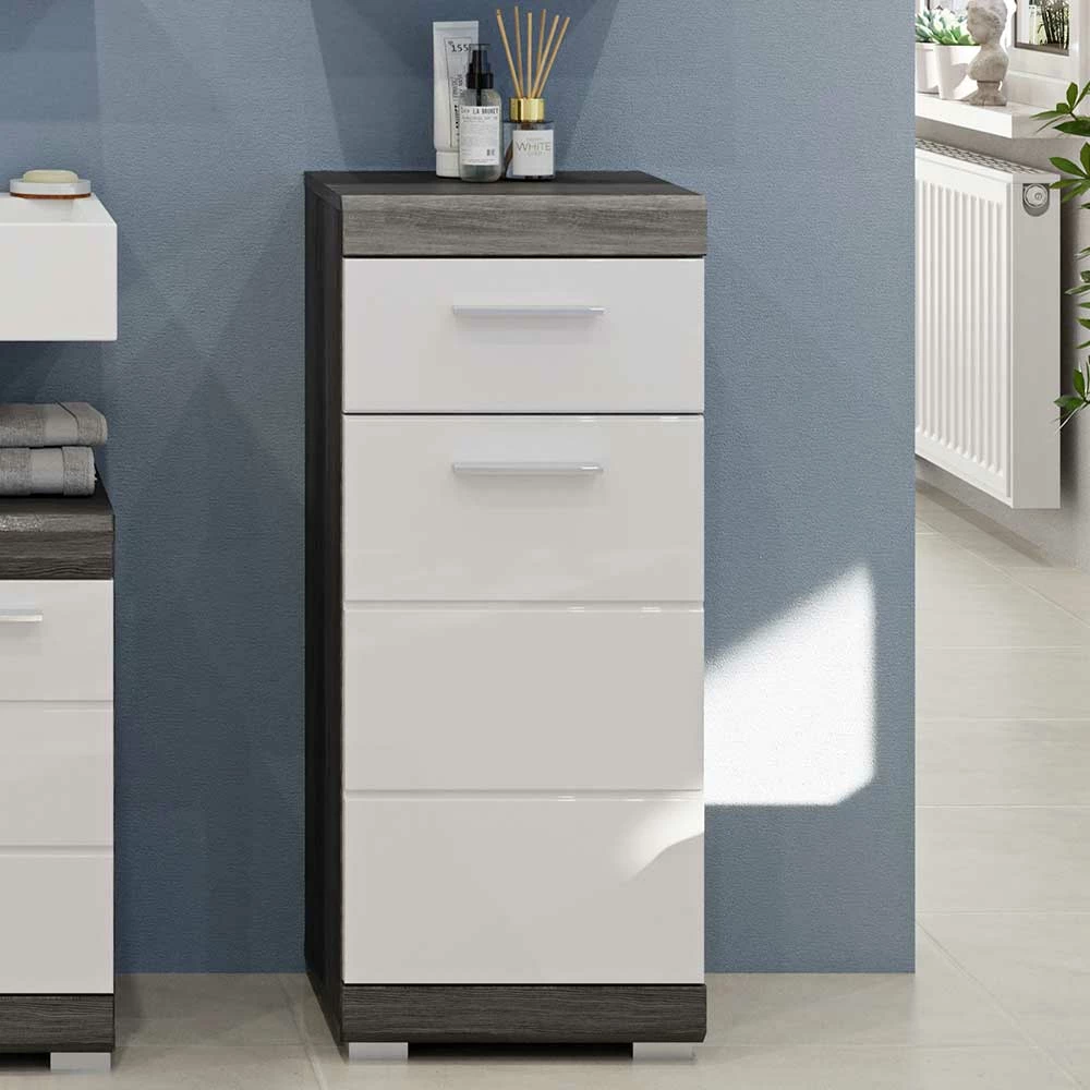 Badezimmer Unterschrank 37x88x31 Cm - Nancys