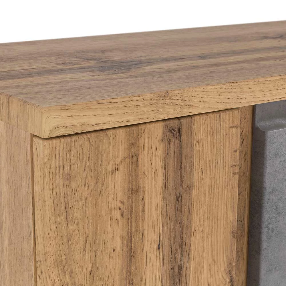 Badezimmer Unterschrank Mit Beton & Wildeiche Dekor - Mia – Bild 6