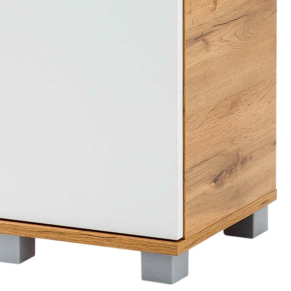 Badschrank Mit Tür & Zwei Schubladen - Kristiv – Bild 4