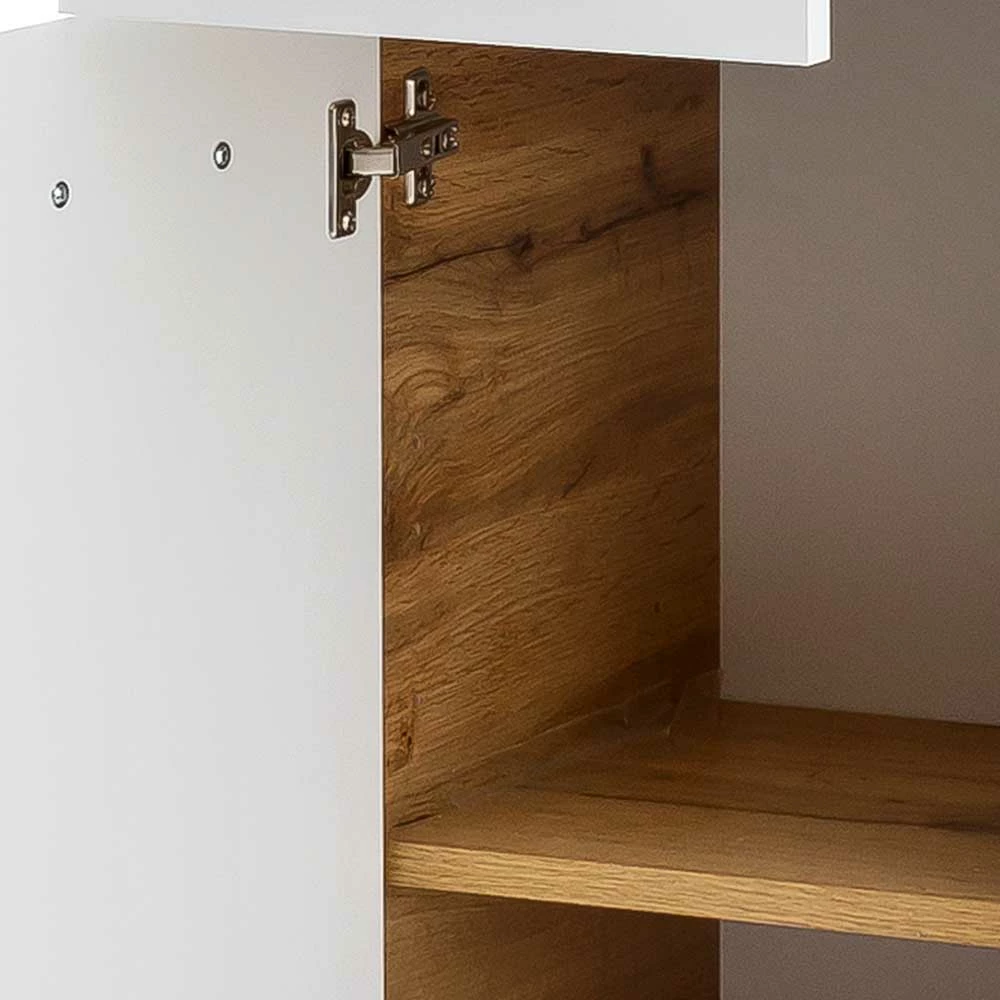 Badschrank Mit Tür & Zwei Schubladen - Kristiv – Bild 6