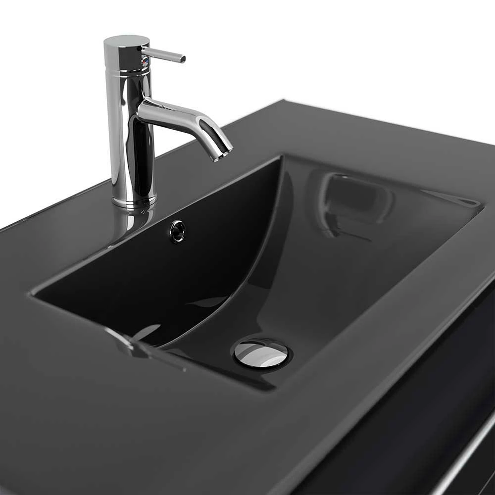 Design Waschtisch Mit Schwarzem Waschbecken - Danskad – Bild 6