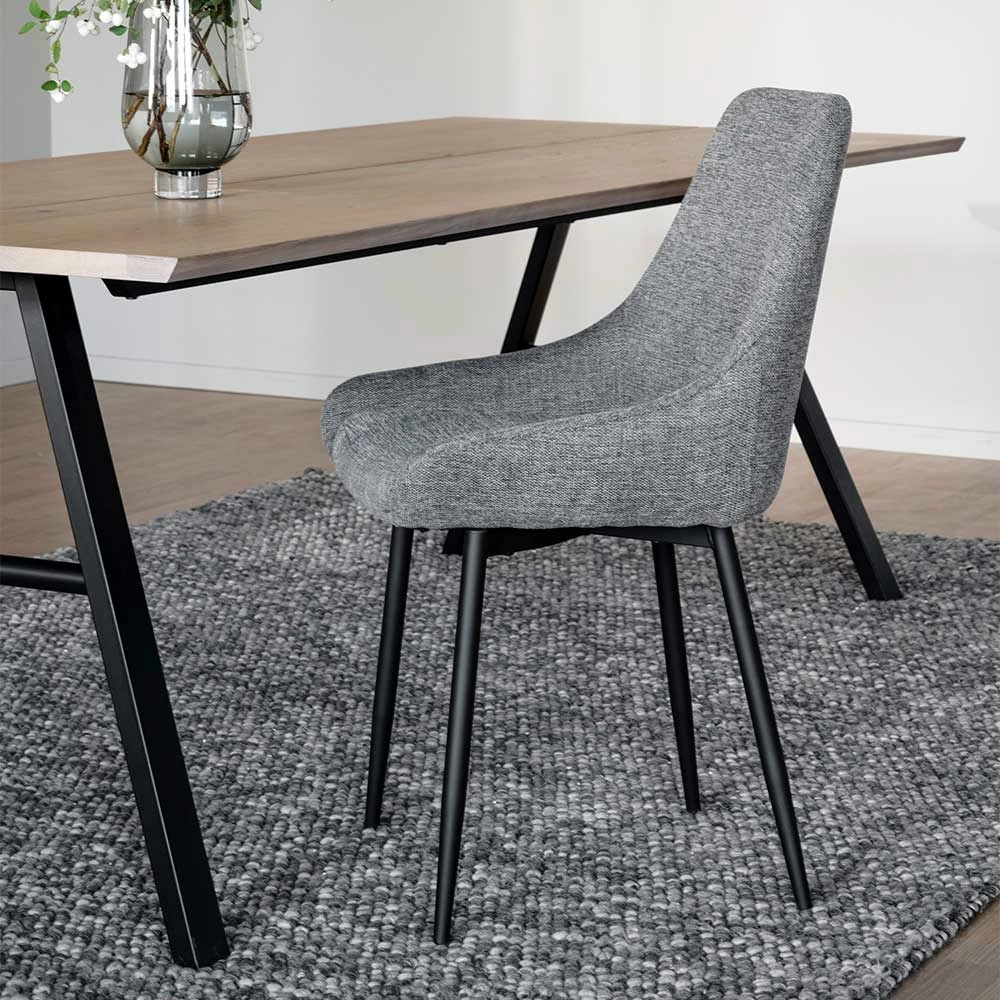 Esstisch Gruppe Mit Sechs Polsterstühlen - Jarne (siebenteilig) – Bild 3