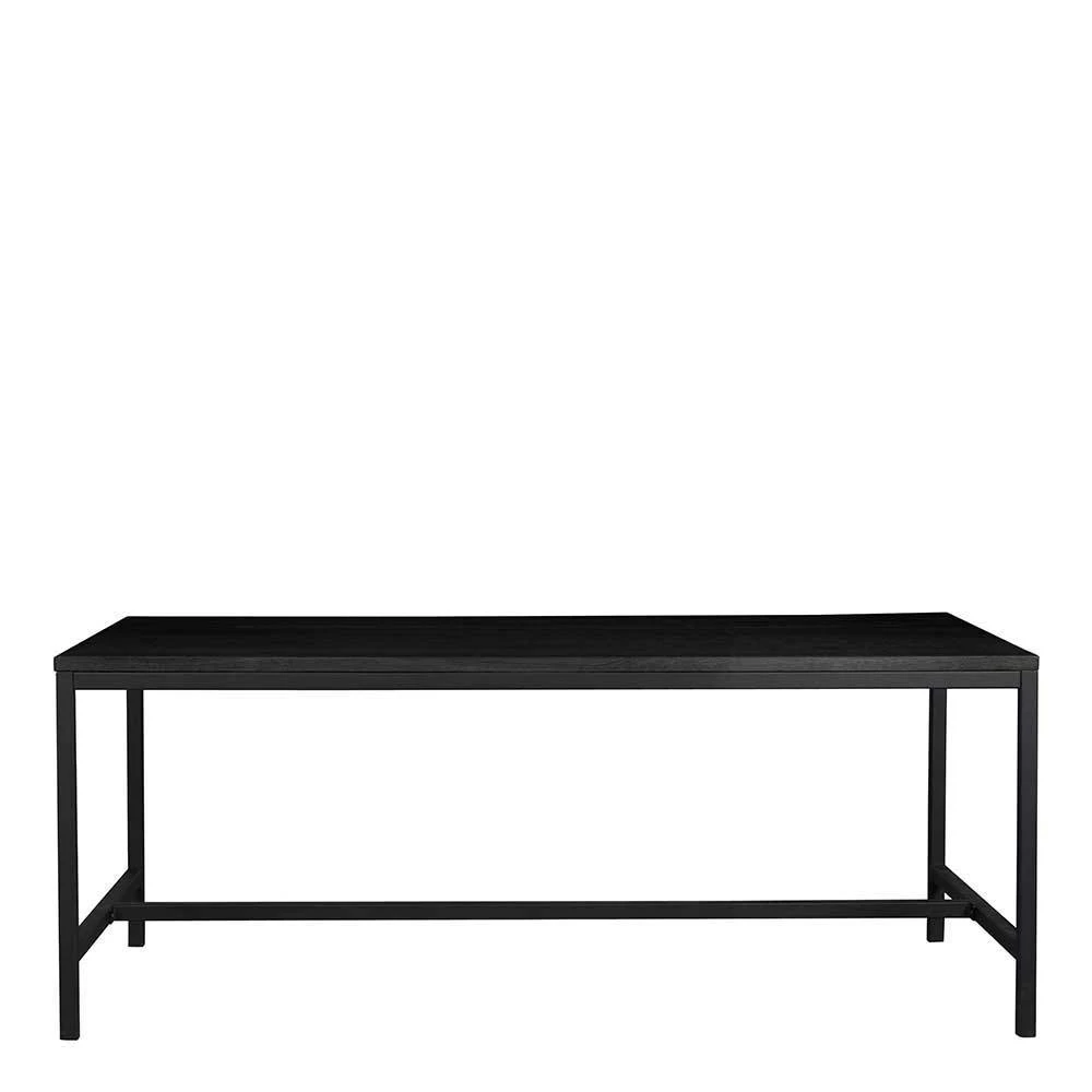 Esszimmer Gruppe In Beige & Schwarz - Meciva (siebenteilig) – Bild 2