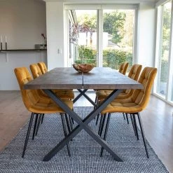 Esszimmer Möbel Set Mit Tisch - Anjal (siebenteilig)