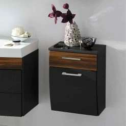 Hängender Bad Unterschrank Imsagas In Hochglanz Zweifarbig