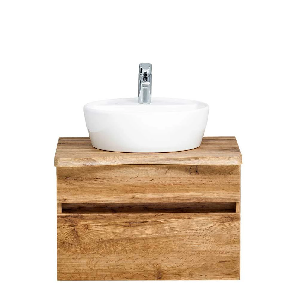 Hängender Waschtisch In Holzoptik - Drumias – Bild 2