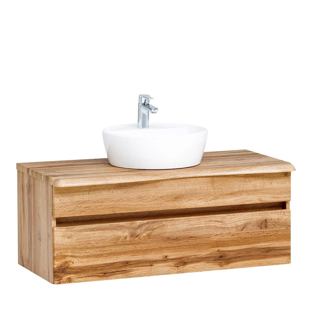 Hängender Waschtisch In Holzoptik - Drumias – Bild 6